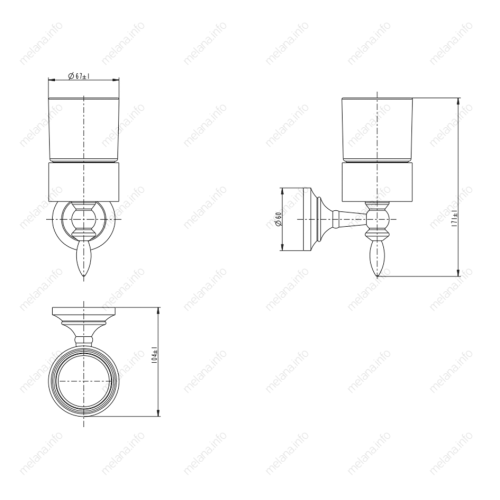 Стакан Melana 820010 - фото 2