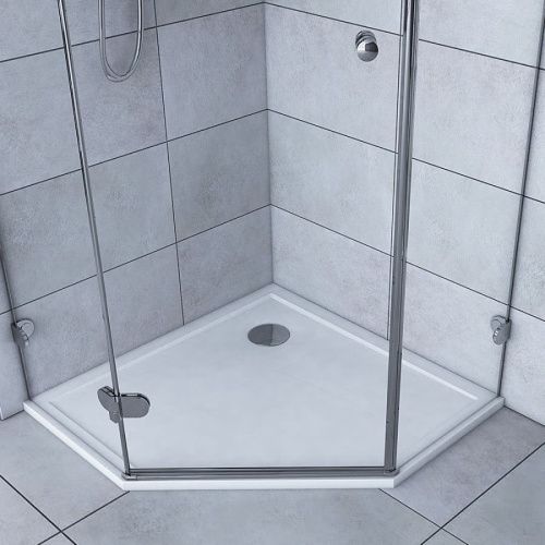 Душевой поддон из искусственного камня Aquaton Калифорния 1A714936CA010 100х100 белый - фото 3