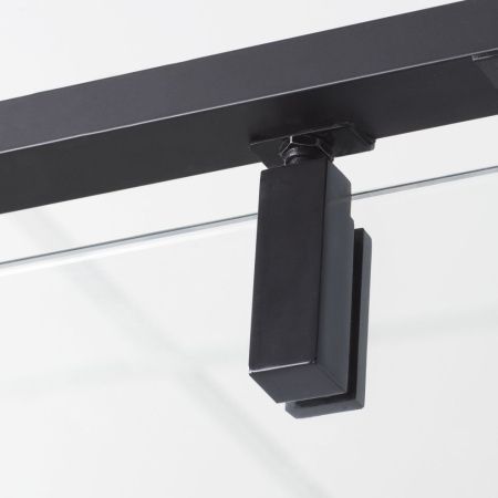 Душевая дверь Wasserkraft Elbe 74P 74P05 120х200 стекло прозрачное профиль черный