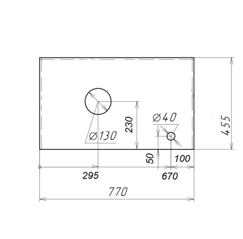 Столешница Grossman Флай 508001 80х40 накладная цвет белый - фото 4