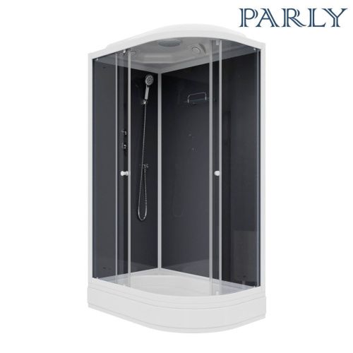 Душевая кабина Parly Classic CM121L 120х80 асимметричная с крышей - фото 4