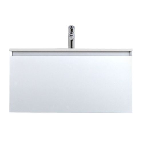 Тумба под раковину Art&Max Latina AM-Latina-800-1C-SO-BM 80х50 подвесная цвет белый - фото 2