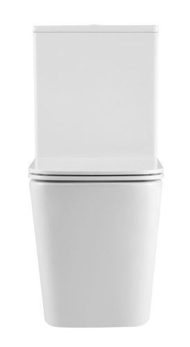 Унитаз-компакт напольный с бачком Iberica Blanca Toledo alto IB.TLA.121.1B1 белый с сиденьем микролифт безободковый каскадный смыв - фото 2
