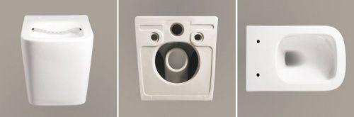 Унитаз подвесной Cerutti SPA CT10479 белый с сиденьем микролифт безободковый каскадный смыв - фото 3