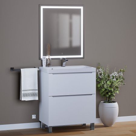 Тумба под раковину Uperwood Tanos 291120330 70х50 напольная цвет белый