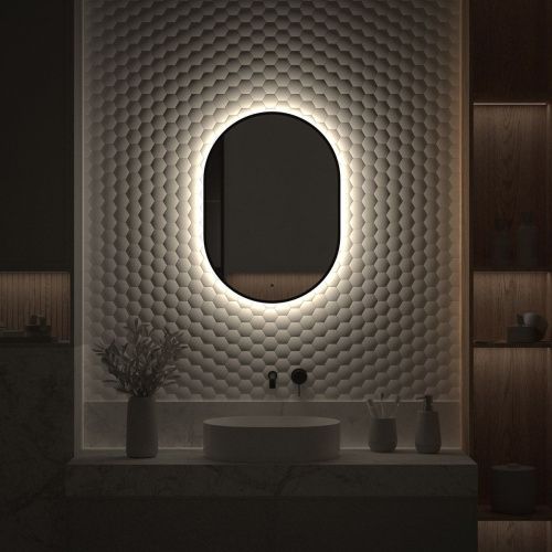 Зеркало с подсветкой Defesto AURA DF 2923R 50х70 подвесное - фото 5