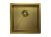 Кухонная мойка Granula 4445U, ЗОЛОТО САТИН 45х45 цвет золото поверхность матовая