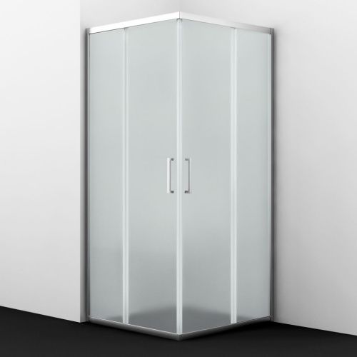 Душевой уголок Wasserkraft Main 41S 41S03M 90х90 стекло матовое профиль хром без поддона - фото 3