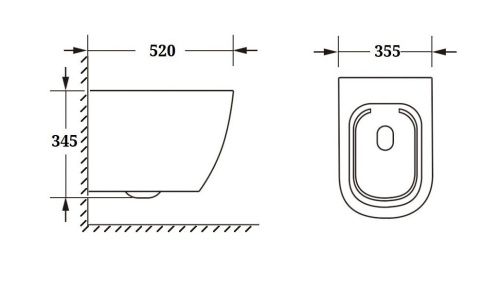 Унитаз подвесной Cerutti SPA CT10582 белый с сиденьем микролифт безободковый смыв торнадо - фото 5