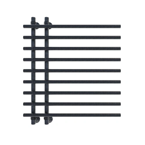 Полотенцесушитель водяной Veconi Tufo T801070GR 70х80 серый - фото 2