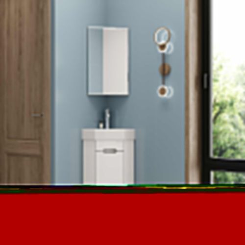 Зеркало-шкаф Onika Мини 303002 40х60 подвесной цвет белый/коричневый - фото 4