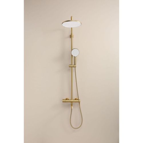 Душевая стойка Raglo R20 R20.24.03 настенная цвет золото - фото 5