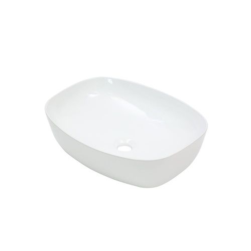 Раковина из сантехнического фарфора Melana 320352-805 50х40 накладная цвет белый без отверстий под смеситель - фото 4