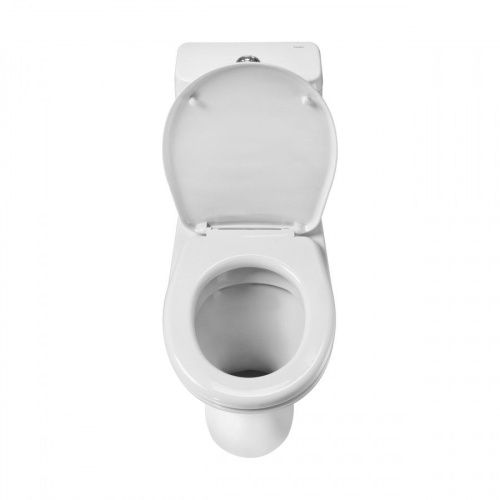 Унитаз-компакт напольный с бачком Santeri Грация 1P2103S0000BF белый с сиденьем каскадный смыв - фото 3