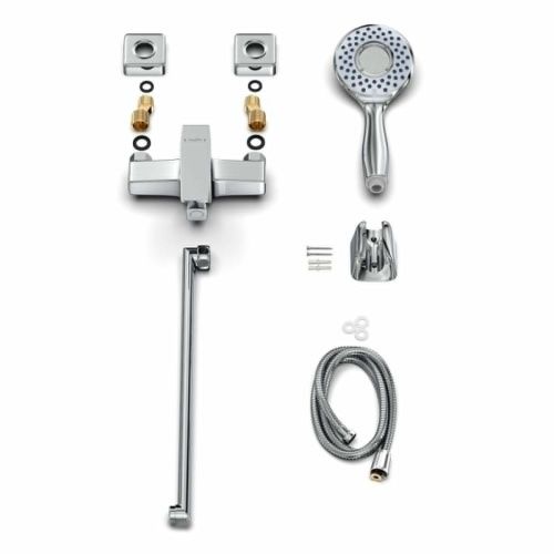 Смеситель для ванны Tokito AKARI TOK-AKA-1015 настенный хром - фото 5