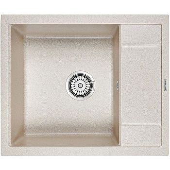 Кухонная мойка Paulmark FLUGEN 50-600 PM216050-BE 60х50 цвет бежевый