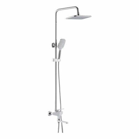 Душевая стойка Shevanik S8036F настенная цвет белый