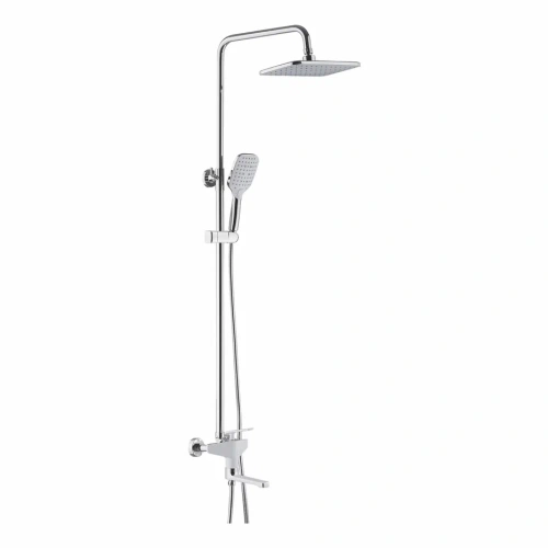 Душевая стойка Shevanik S8036F настенная цвет белый - фото 2