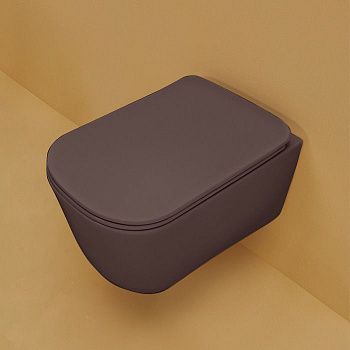 Чаша унитаза подвесная Kerasan Tribeca 511475 цвет белый без сиденья безободковая каскадный смыв