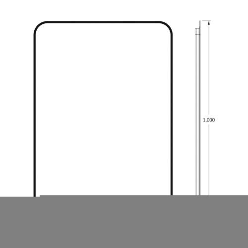 Зеркало с подсветкой Defesto AURA DF 2969 70х100 подвесное - фото 2