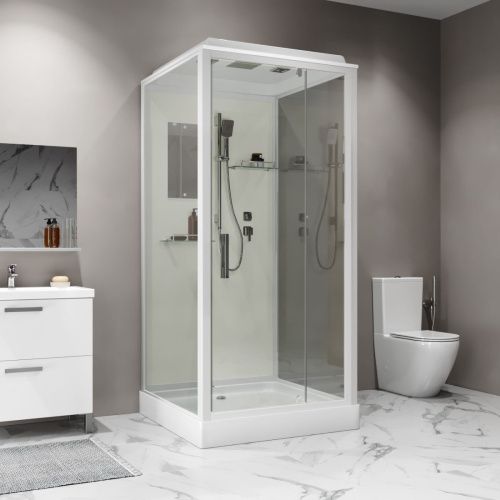 Душевая кабина Niagara Standart ST100/15Q 100х100 квадратная с крышей ориентация универсальная - фото 3