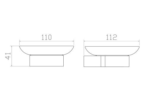 Мыльница с держателем Wonzon & Woghand Carbon WW-7722 - фото 2