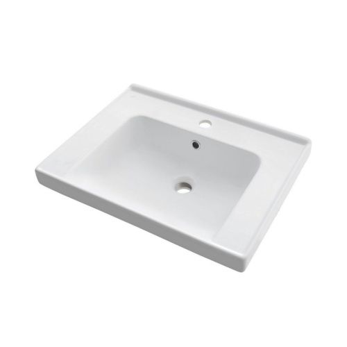 Раковина керамическая Art&Max TECHNO 641600 70х50 подвесная цвет белый - фото 3