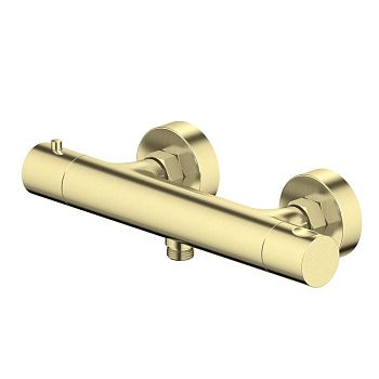 Смеситель для душа Aquatek Европа AQ1363BG настенный золото с термостатом