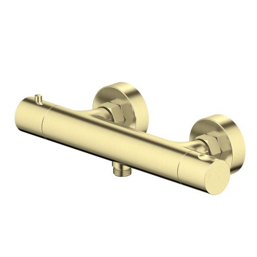 Смеситель для душа Aquatek Европа AQ1363BG настенный золото с термостатом