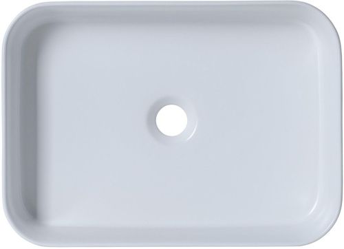 Раковина керамическая Allen Brau Fantasy 4.11021.20 50х40 накладная цвет белый без отверстий под смеситель - фото 3