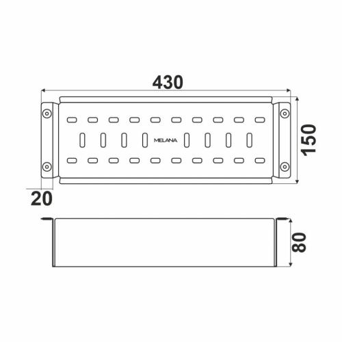 Кухонная мойка Melana ProfLine MLN-R5050HK+дозатор+коландер 50х50 цвет серый поверхность матовая - фото 4