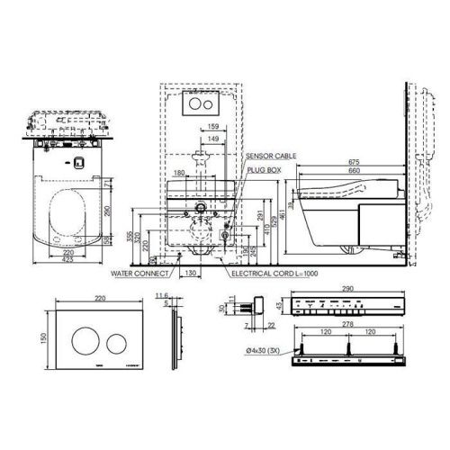 Крышка-биде электронная Toto Neorest TCF994RWG#NW1 - фото 2