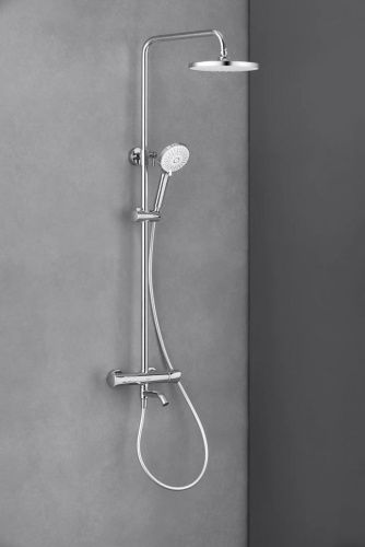 Душевая стойка Arrow AMG13SH848U1 настенная цвет хром с термостатом - фото 4