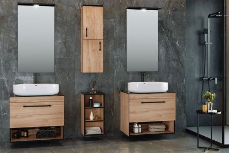 Тумба под раковину Orka Knidos 3001004 90х50 подвесная цвет бежевый