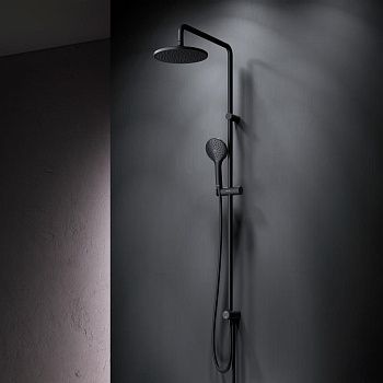 Душевая стойка Am.Pm Gem F0790022 настенная цвет черный