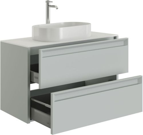 Тумба под раковину Allen Brau Fantasy 2.0 1.11001.PWM 2.0 80х50 подвесная цвет серый