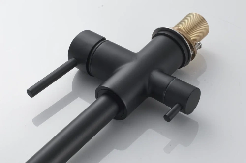 Смеситель для кухни Shevanik S328H на мойку черный - фото 5