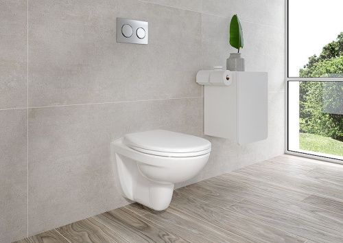 Чаша унитаза подвесная Vitra Normus 6855B003-0101 цвет белый без сиденья каскадный смыв - фото 2