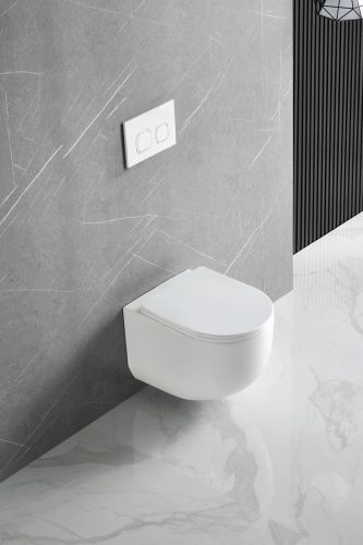 Унитаз подвесной Vincea Globo VT1-52T белый с сиденьем микролифт безободковый смыв торнадо - фото 2