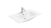 Раковина из сантехнического фарфора Creavit Su SU075-00CB00E-0000 80х50 накладная цвет белый