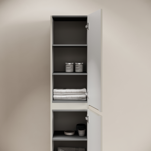 Шкаф-пенал Sancos CODE PCD35W 40х170 подвесной цвет белый - фото 3