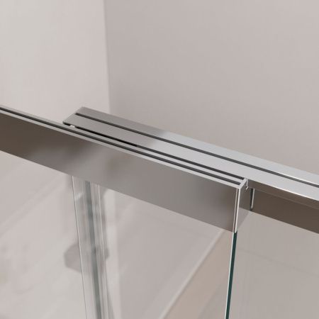 Душевая шторка на ванну Cezares SLIDER SLIDER-FIX-VF-11-90/150-C-Cr 90х150 стекло прозрачное профиль хром глянцевый ориентация универсальная
