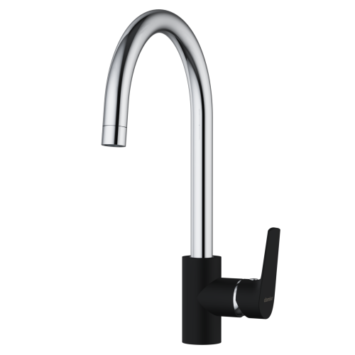 Смеситель для кухни Damixa Origin Balance 790720000 на мойку черный/хром - фото 4