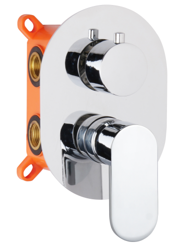 Смеситель для душа AQG Beta 01BET351CR встраиваемый в стену хром