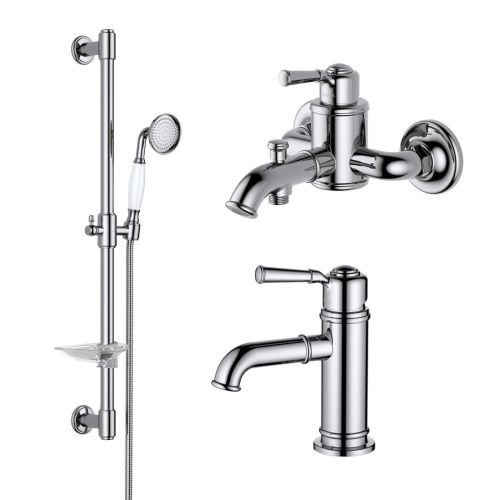 Комплект смесителей Aquatek КЛАССИК AQ1530CR хром