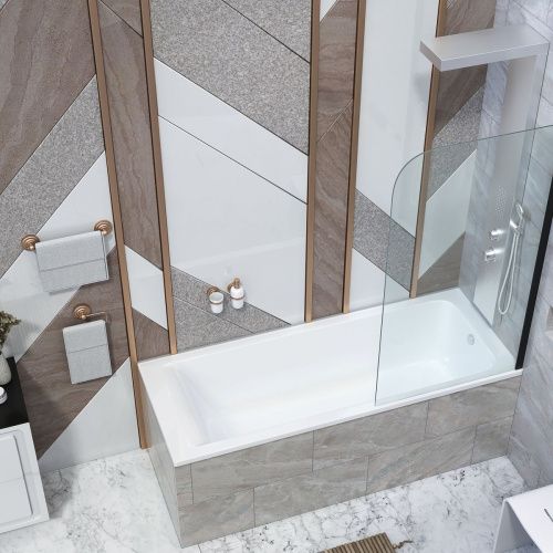 Ванна из литьевго мрамора Taliente Egoista EG2318080-1 180х80 пристенная прямоугольная - фото 4