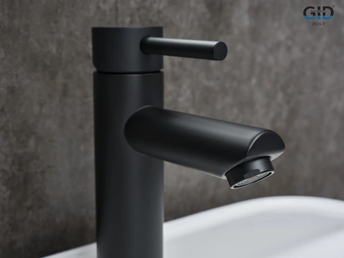 Смеситель Gid Cascada SS080BMK на раковину черный - фото 5