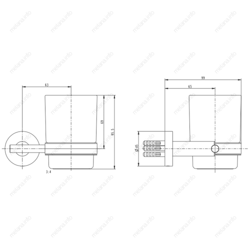 Стакан Melana 861010 - фото 2