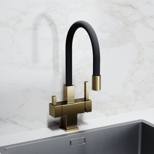 Смеситель для кухни Sancos Arno SC4005BG на мойку золото - фото 4