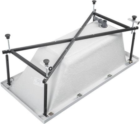 Ванна акриловая Aquanet Extra 00205482 170х70 пристенная прямоугольная с каркасом